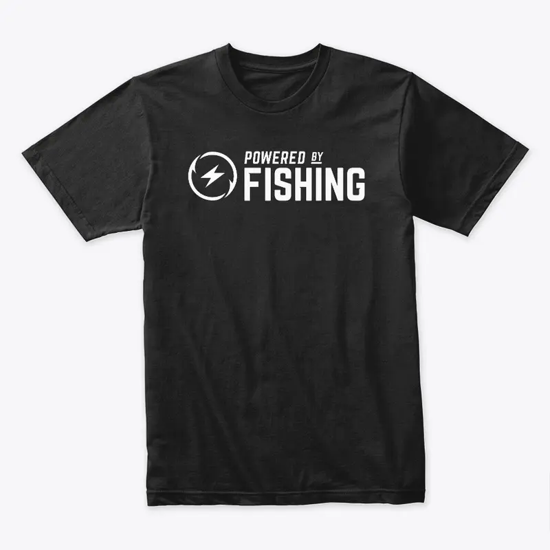 Powered by Fishing | Comfy Logo Tee